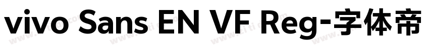 vivo Sans EN VF Reg字体转换
